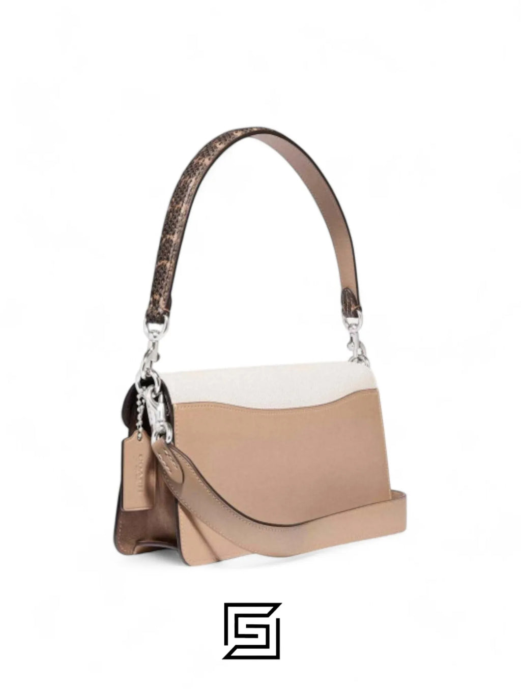 Coach Tabby 26 Leather & Snakeskin Shoulder Bag Style No.39972