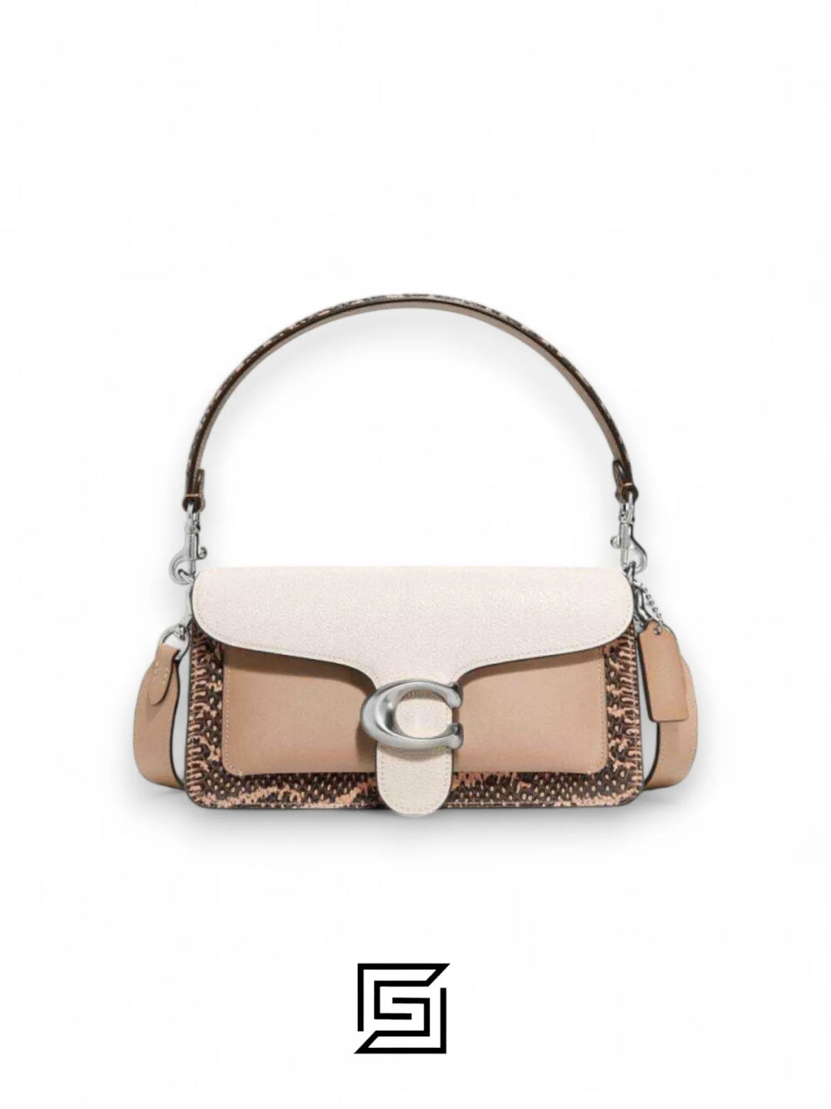 Coach Tabby 26 Leather & Snakeskin Shoulder Bag Style No.39972