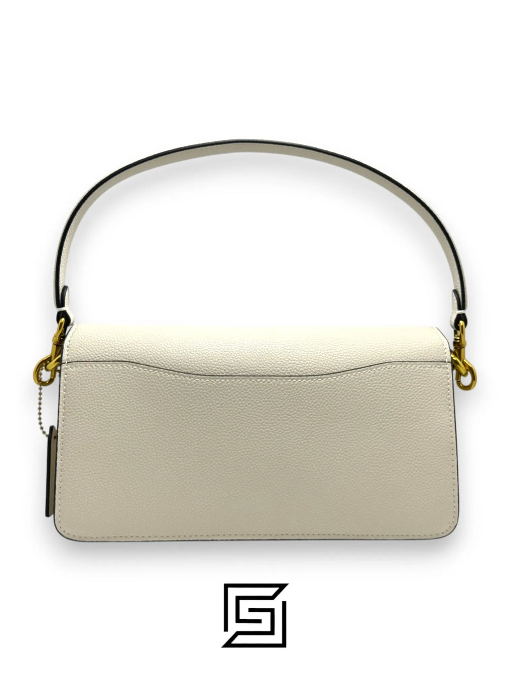 COACH Tabby Shoulder Bag 26 white and Caramel CH857