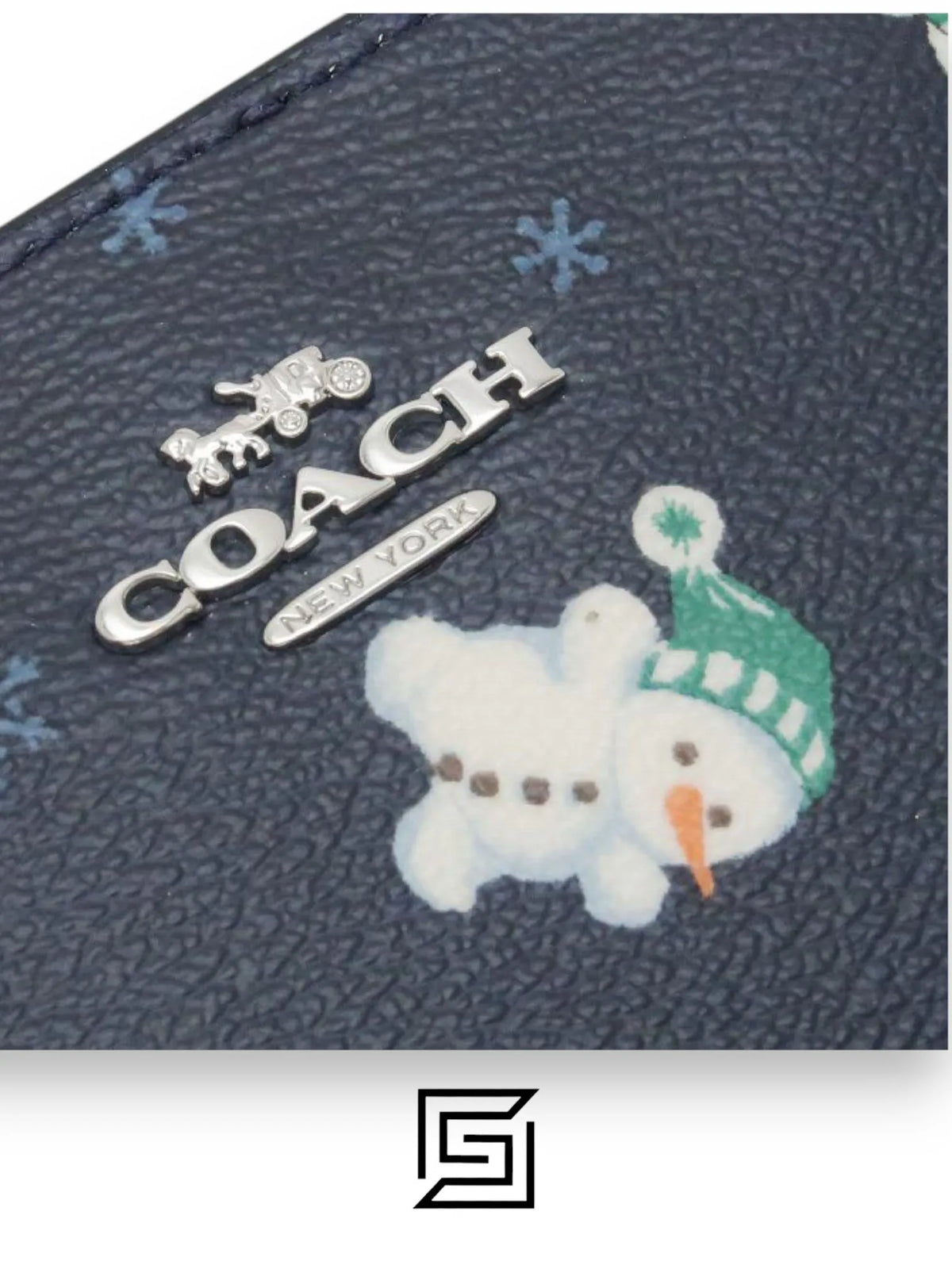 Snap Wallet With Snowman Print Style C6941