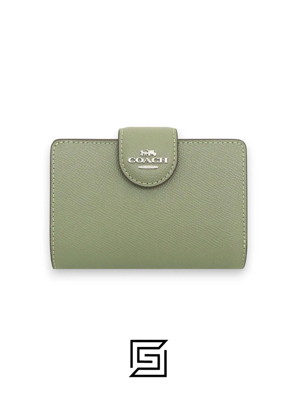 Medium Corner Zip Wallet Style Number 6390 Olive