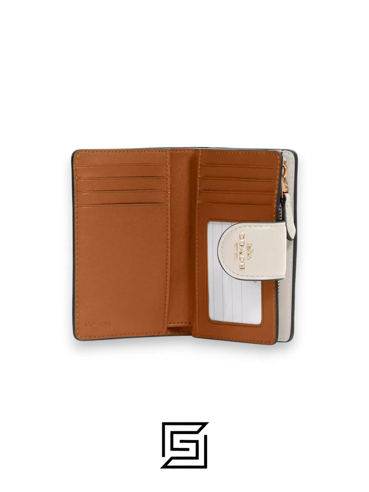 Medium Corner Zip Wallet With Quilting Style No. C3454 White