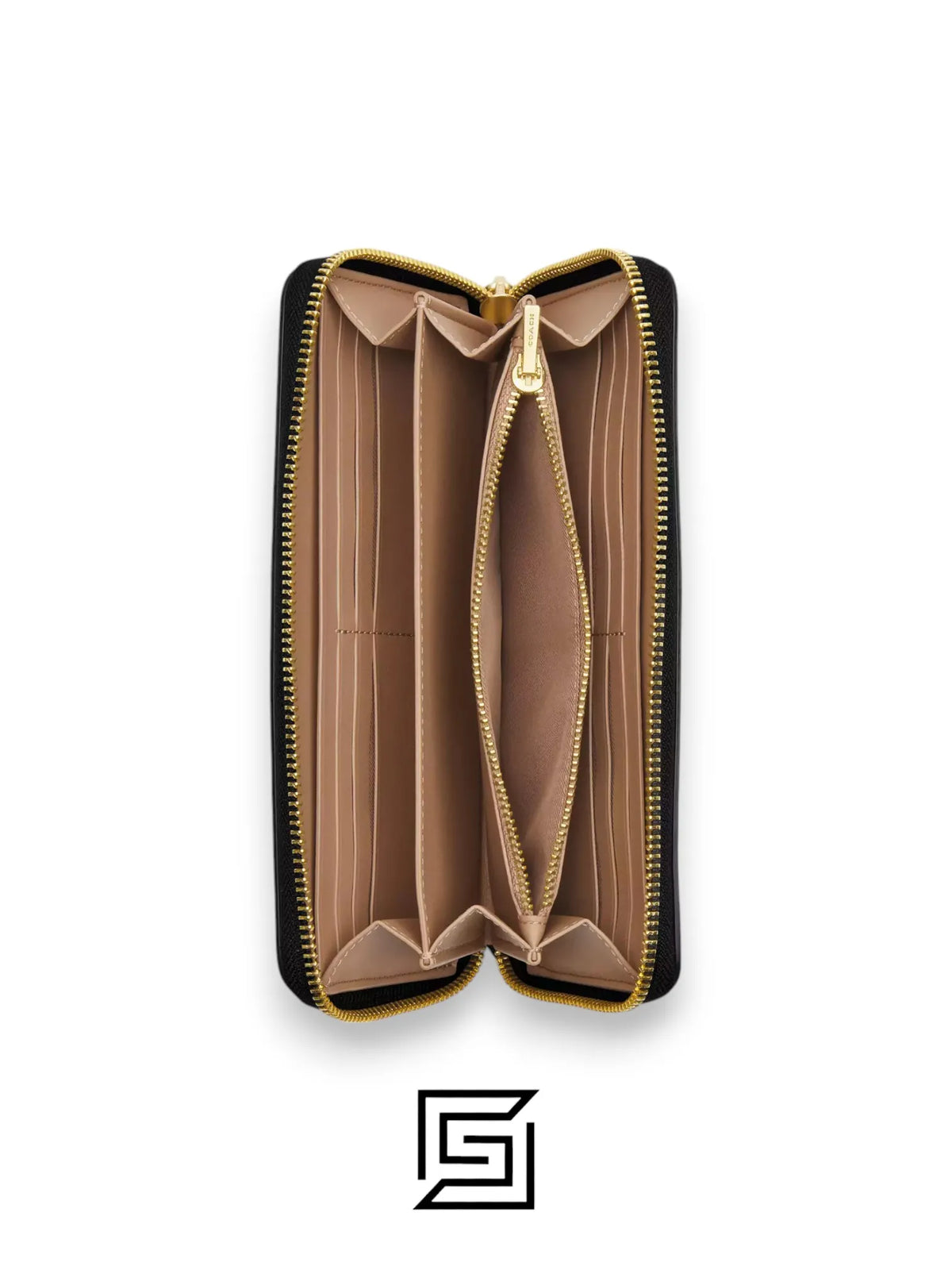 Long Zip Around Wallet In Signature Canvas Style No. CP409