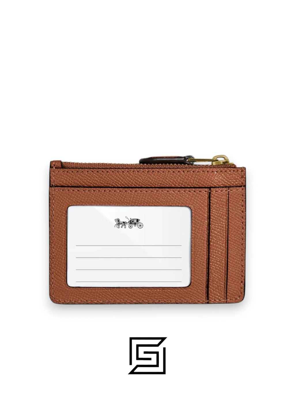Coach Snap Card Case F73867 Brown