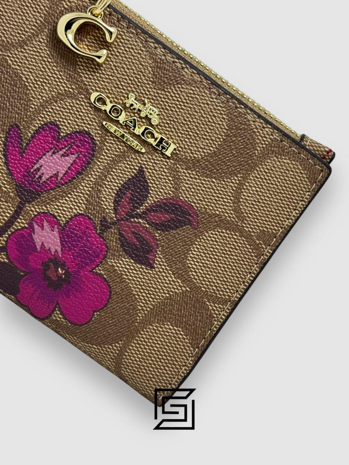 Coach Snap Card Case In Desert Tulip Print – Style No. F76881