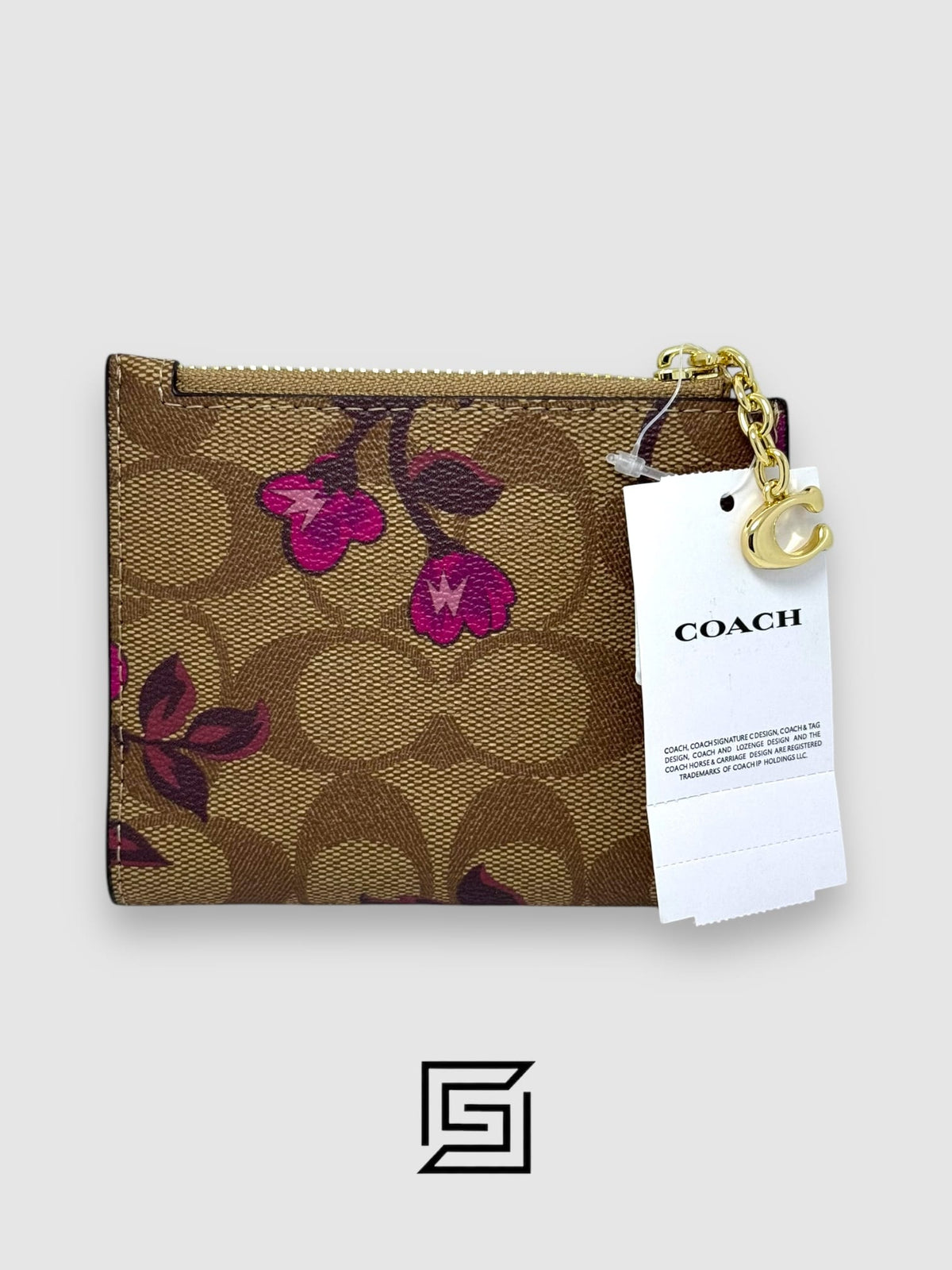 Coach Snap Card Case In Desert Tulip Print – Style No. F76881
