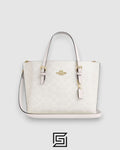 Mollie Tote Bag 25 In Signature Canvas C4250 White