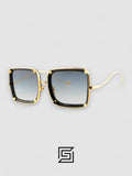 ANNA KARINN SUNGLASSES WOMEN WHITE MOON 003 - gold