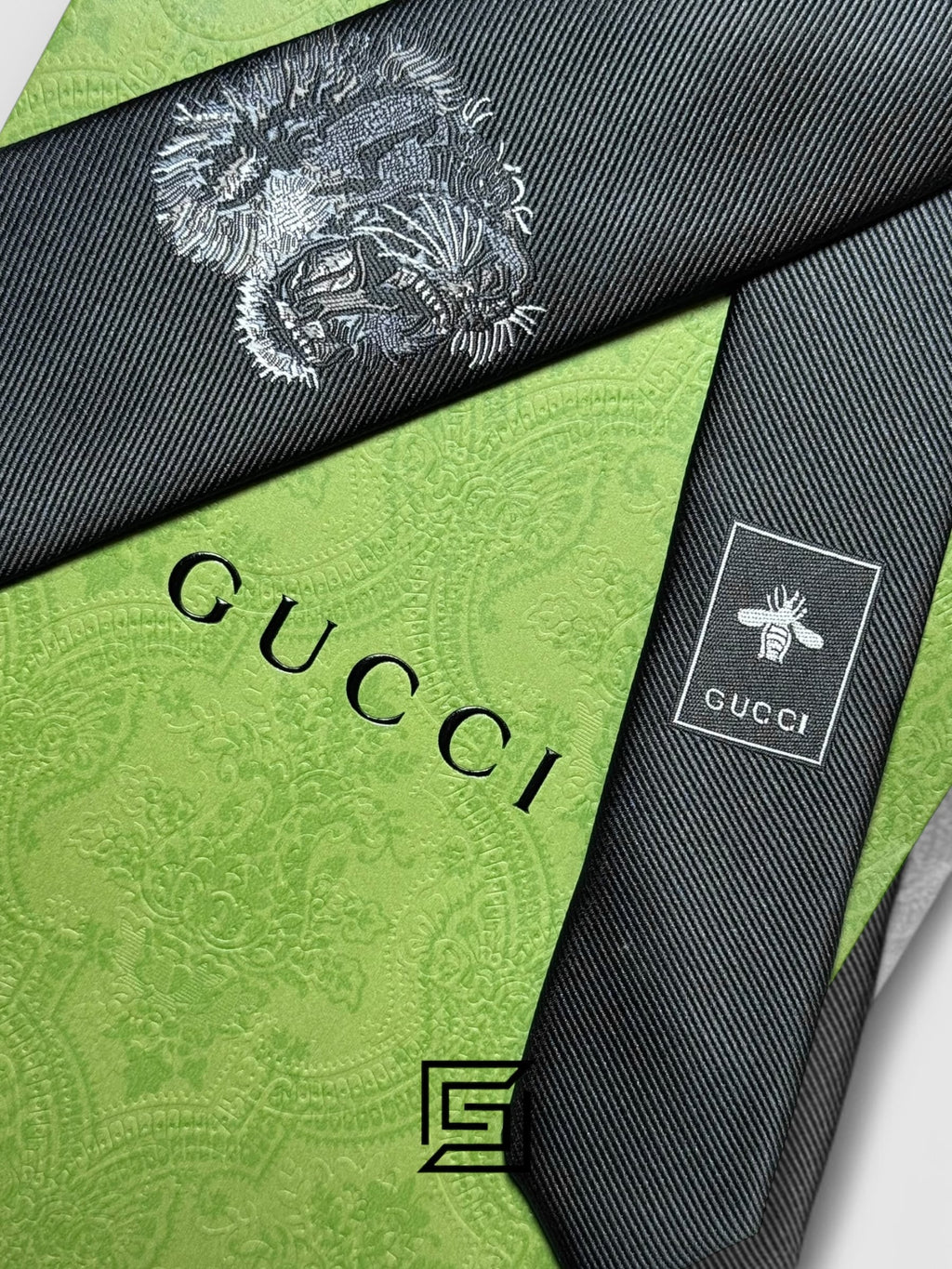 Gucci - Black Color With Black and White Lion Head