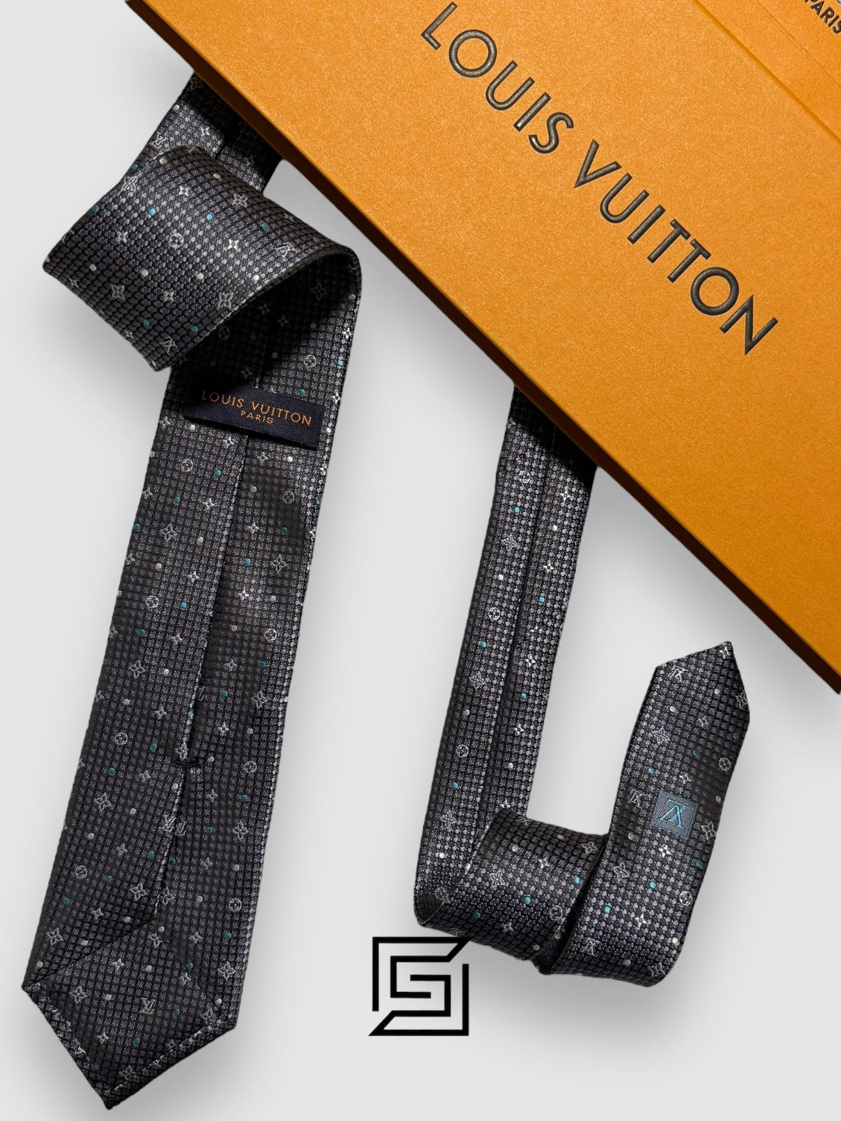 Louis Vuitton - Grey LV Big Pattern With Dots Italian Style