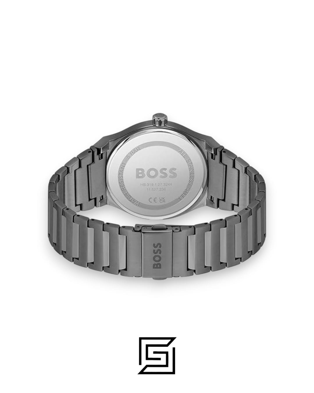 HUGO BOSS Mens Stainless Steel Analog Grey Dial Watch 1514078