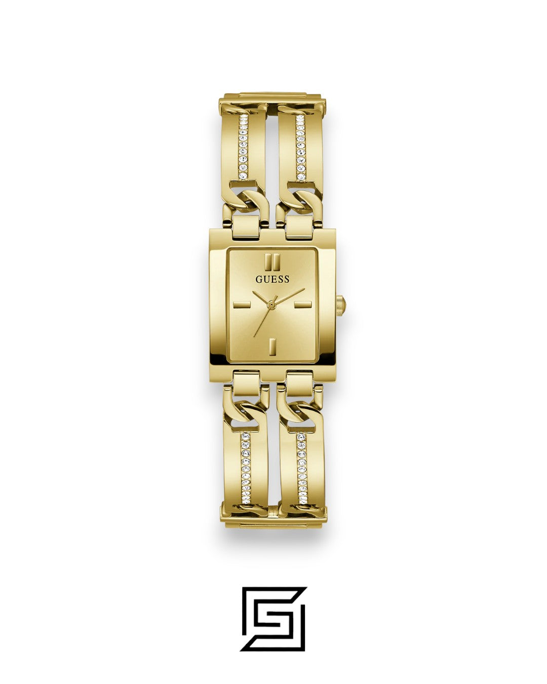 GUESS Ladies Gold Tone Analog Watch GW0668L2