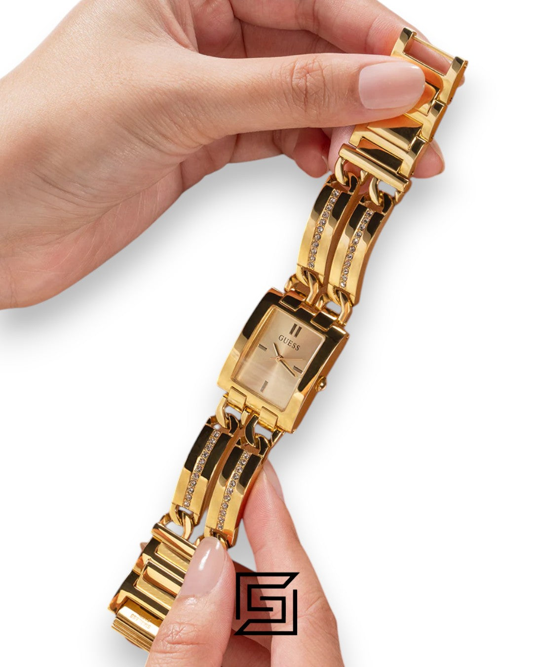 GUESS Ladies Gold Tone Analog Watch GW0668L2