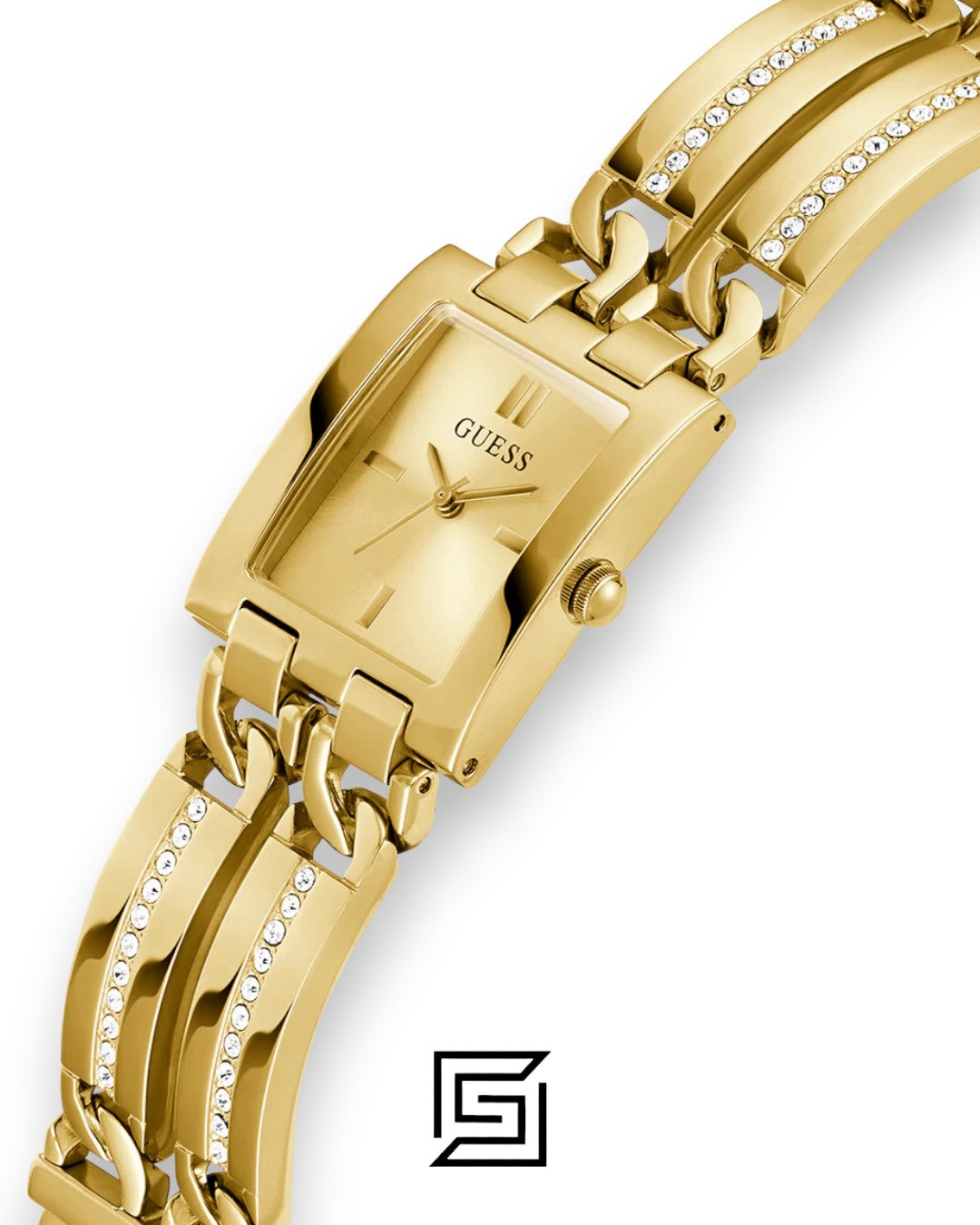 GUESS Ladies Gold Tone Analog Watch GW0668L2