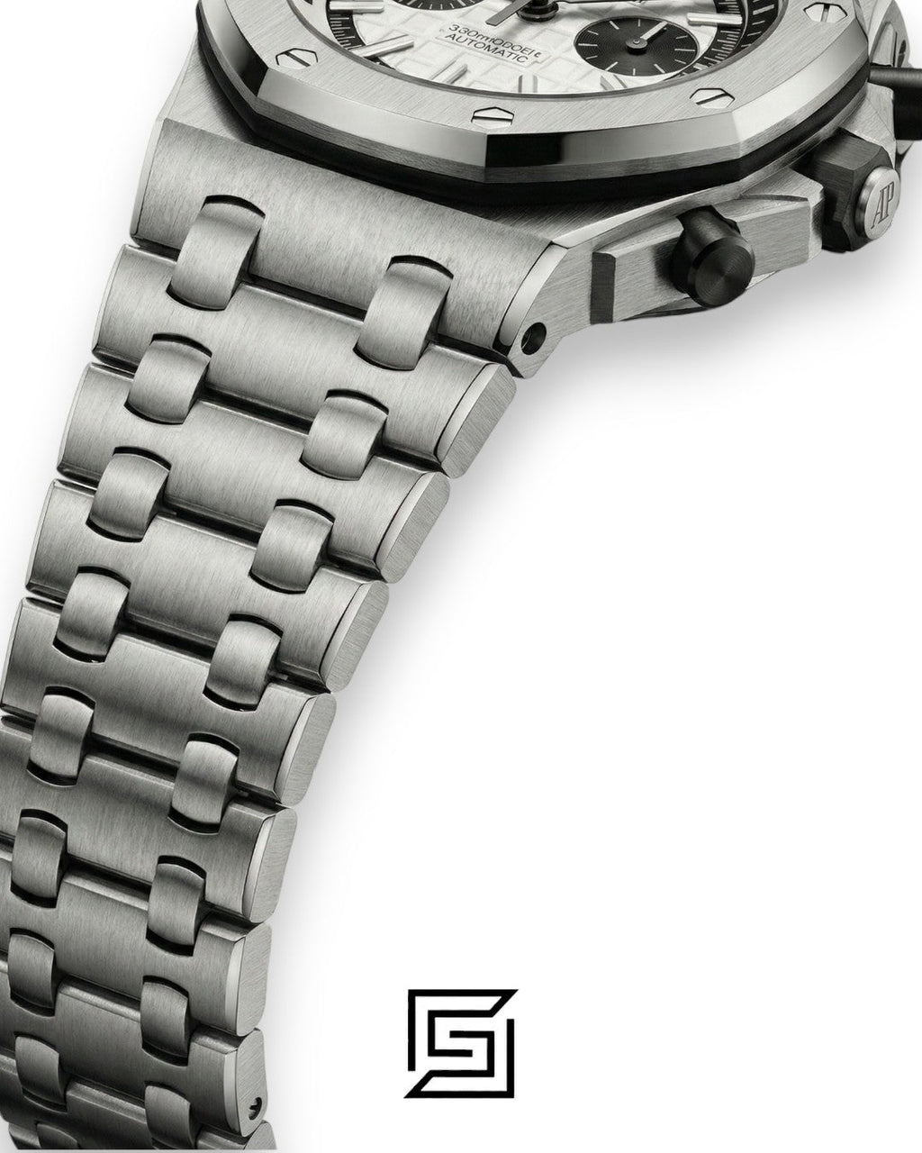 ROYAL OAK OFFSHORE j03168 2 COUNTERS-M/SILVER - WHITE