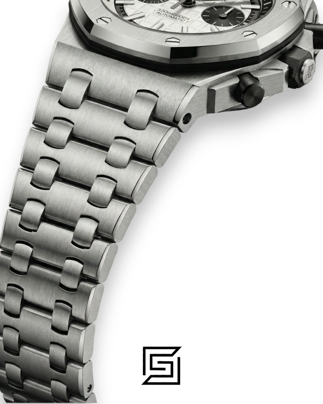 ROYAL OAK OFFSHORE j03168 2 COUNTERS-M/SILVER - WHITE