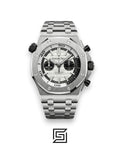 ROYAL OAK OFFSHORE j03168 2 COUNTERS-M/SILVER - WHITE