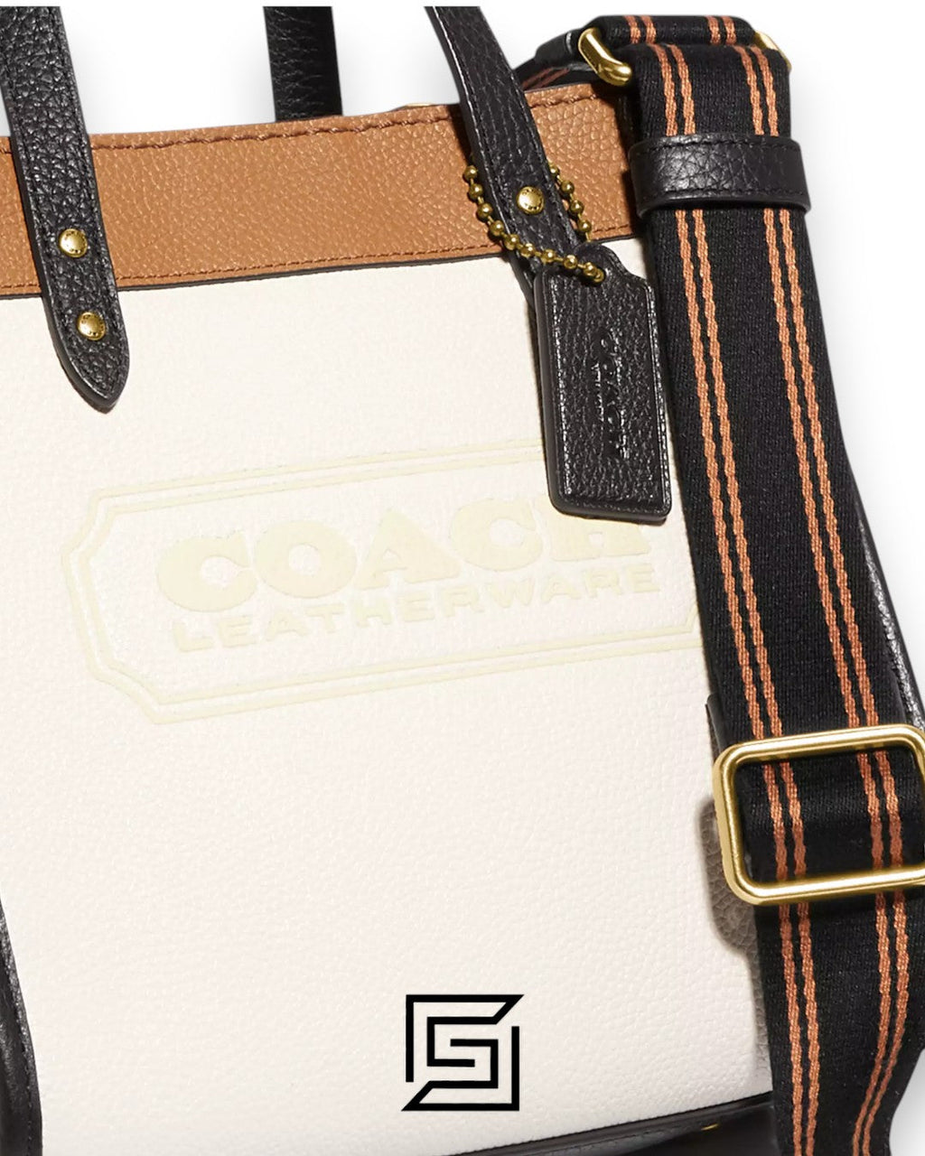 Coach Field Tote 22 In Colorblock With Coach Badge C3461