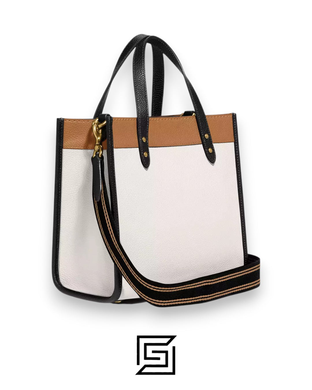 Coach Field Tote 22 In Colorblock With Coach Badge C3461