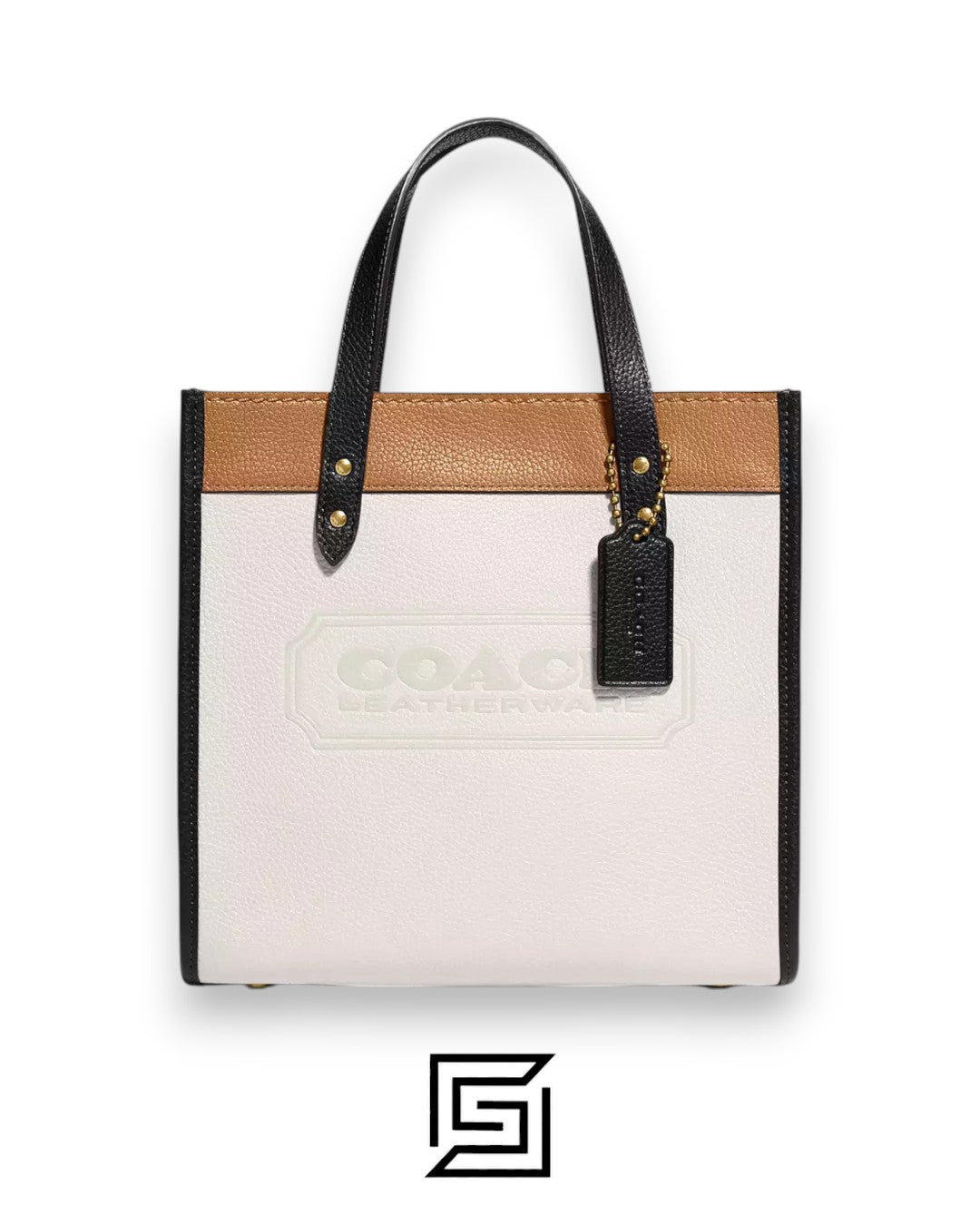 Coach Field Tote 22 In Colorblock With Coach Badge C3461