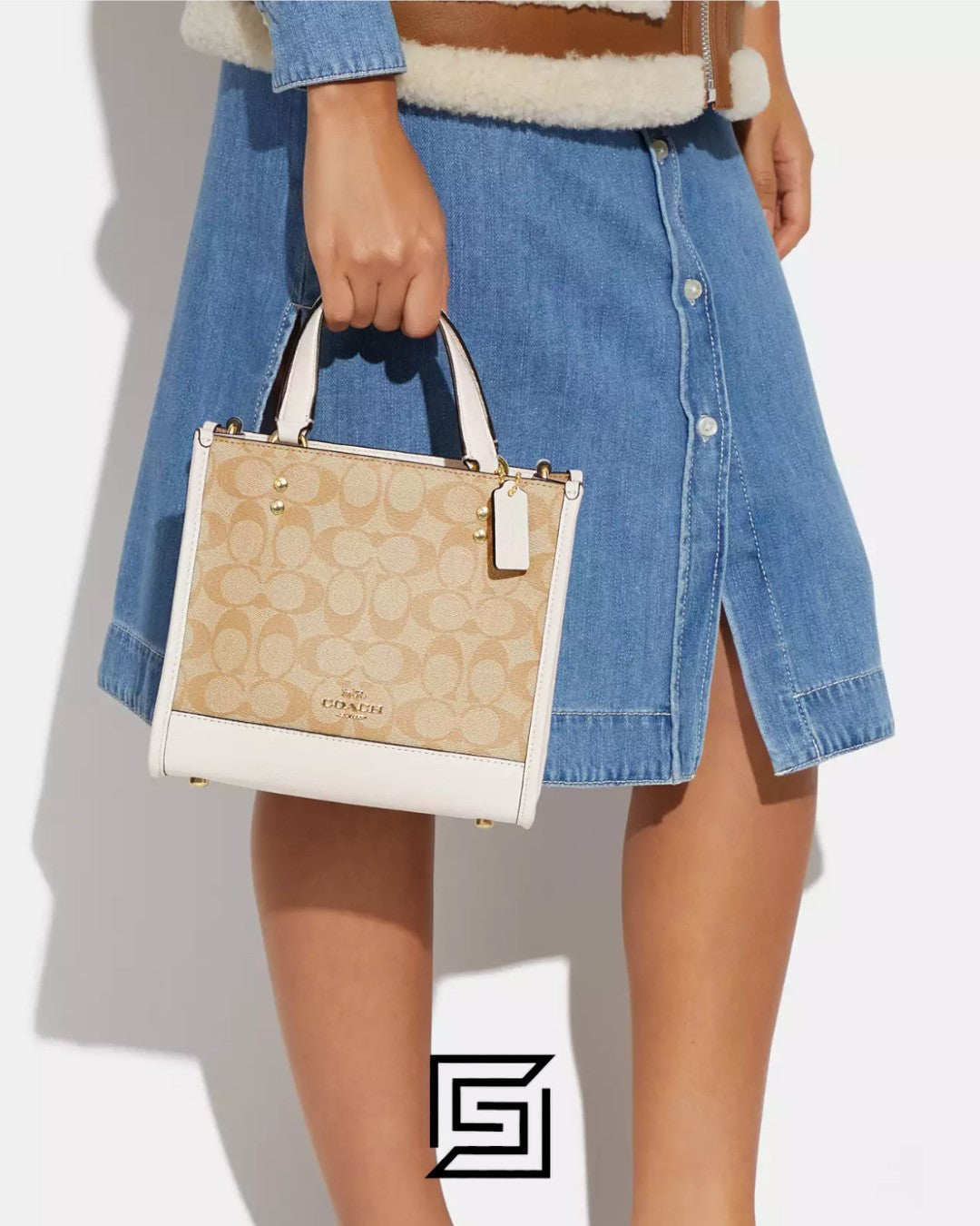 Dempsey Tote Bag 22 In Signature Canvas C5122