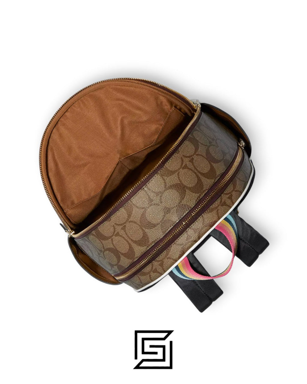 Coach X Peanuts Court Backpack In Signature Canvas With Varsity Patches C4115