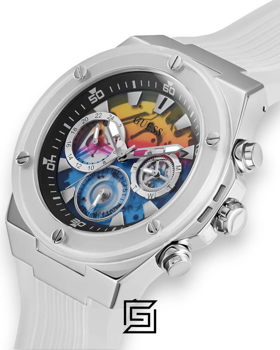 GUESS MEN TRANSPARENT TONE Analog Watch -GW0425G4