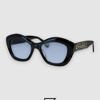 Chanel OCH9161B Sunglasses Women - BLACK-LIGHT BLUE