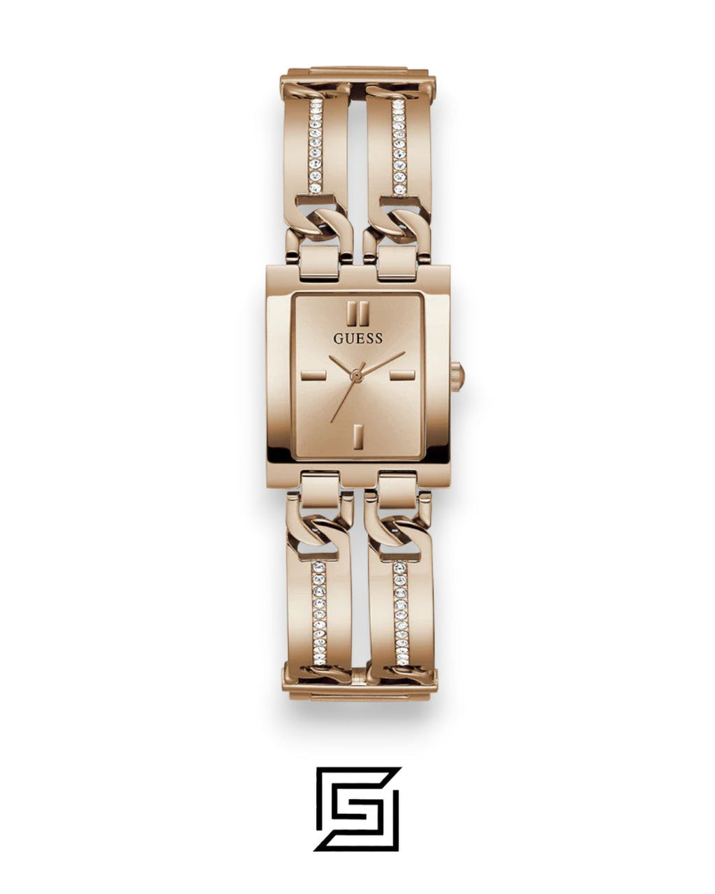 GUESS Ladies ROSE GOLD Tone Analog Watch GW0668L3