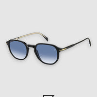 David Beckham DB1140 Sunglasses Men - BLACK-BLUE