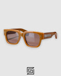 Jacques Marie Mage ENZO JMM sunglasses - MUSTARD-BROWN