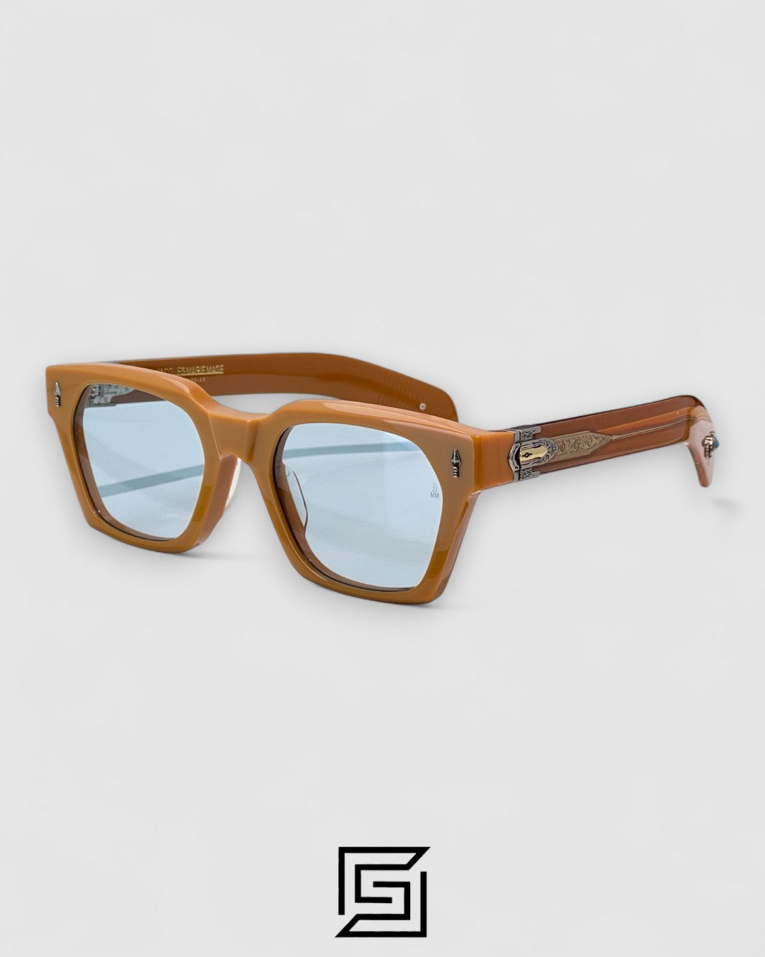 Jacques Marie Mage sunglasses STERETT JMM - MUSTARD-LIGHT BLUE