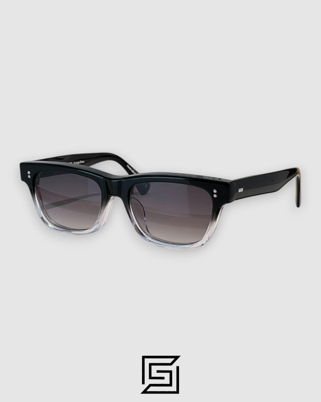 Oliver Peoples OV5540U Rosson Sunglasses For Unisex - TRANSPARENT HALF BLACK-GREY