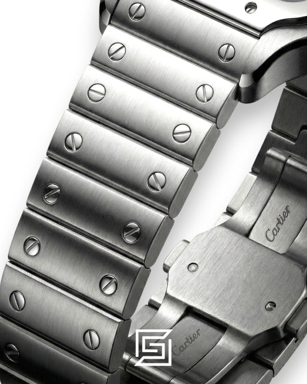 Cartier Santos 3241983 Automatic Green Roman Dial Stainless Steel - 40mm