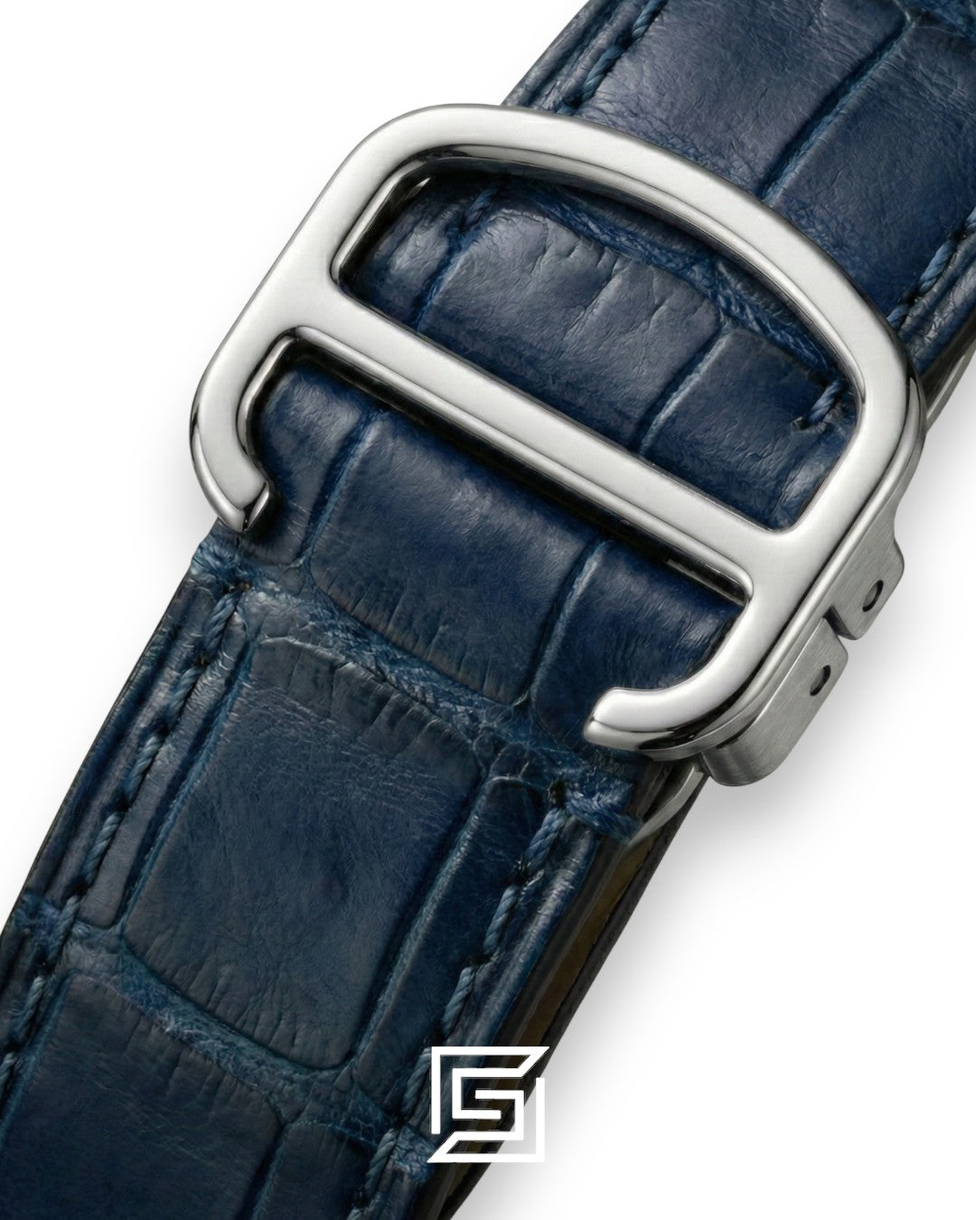 Cartier Santos 3241983 Automatic Dual Time Black Roman Dial Black Leather - 47mm