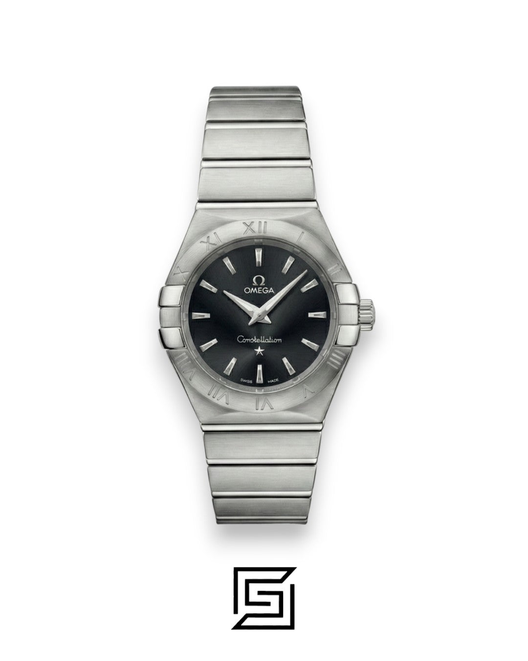 Omega Constellation Ladies 27mm – Black Dial & Stainless Steel