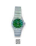 Omega Constellation Green Dial Stainless Steel Watch