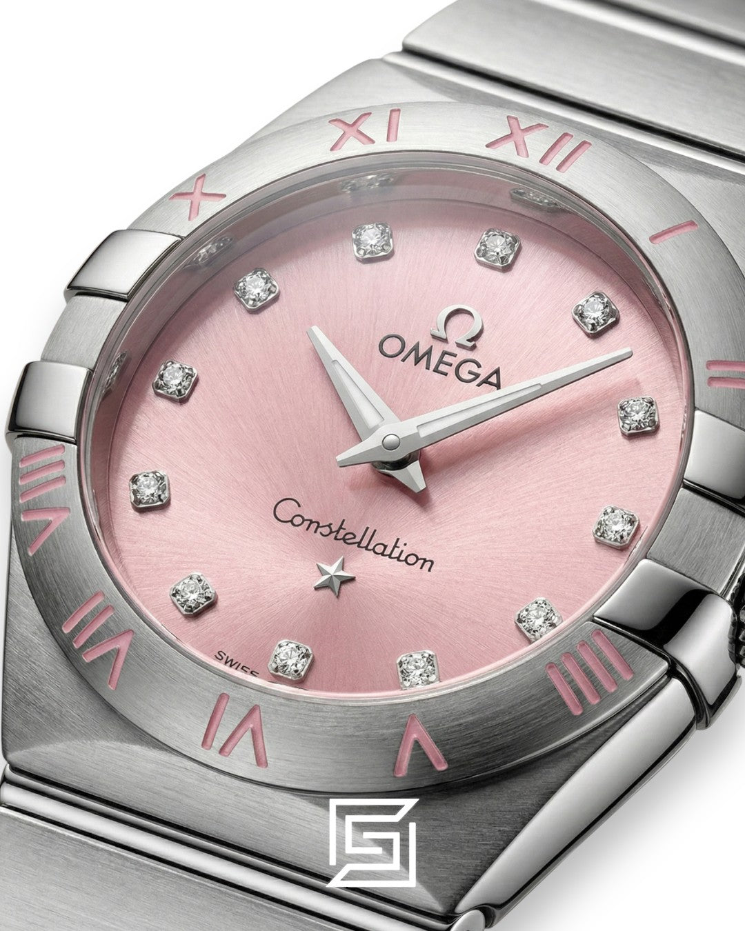 Omega Constellation Ladies 27mm – Pink Dial & Stainless Steel