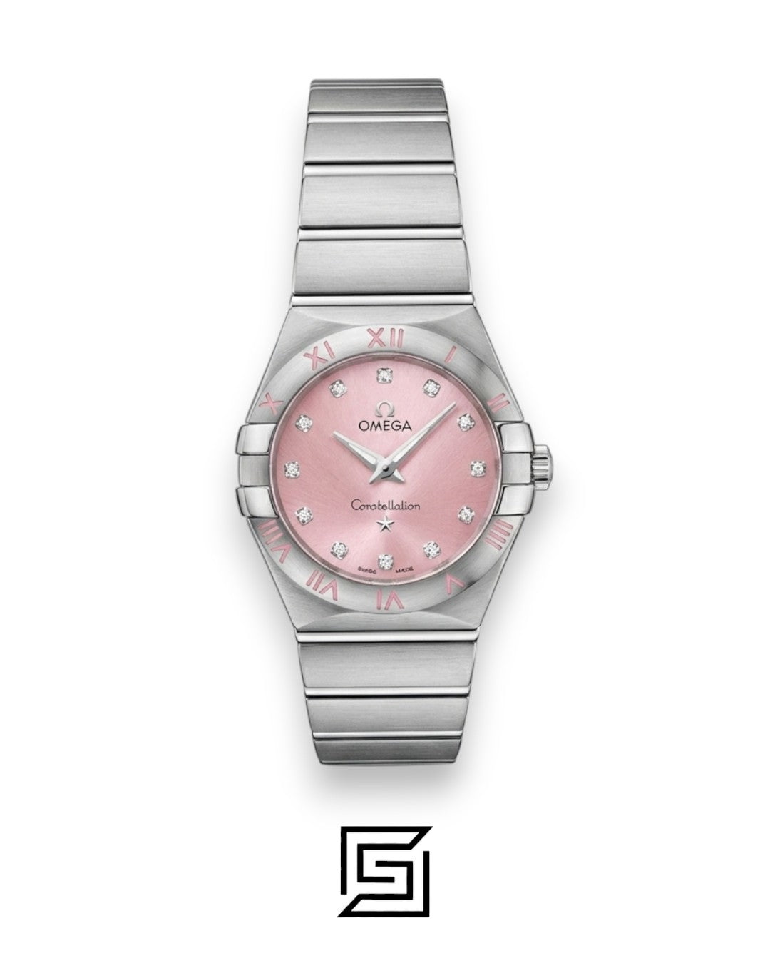 Omega Constellation Ladies 27mm – Pink Dial & Stainless Steel