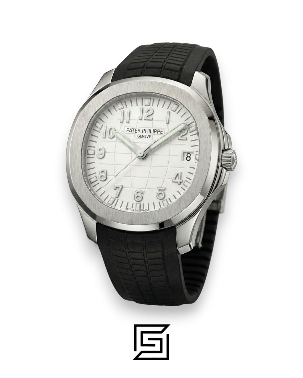Patek Philippe Aquanaut – Cream Dial × Black Rubber Strap – Japanese Automatic