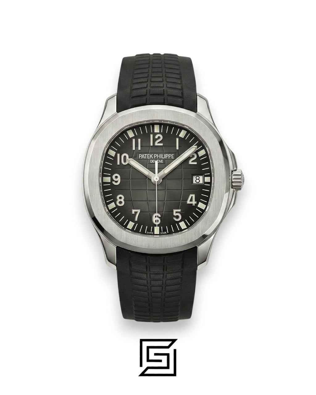 Patek Philippe Aquanaut – Black Dial × Black Rubber Strap – Japanese Automatic