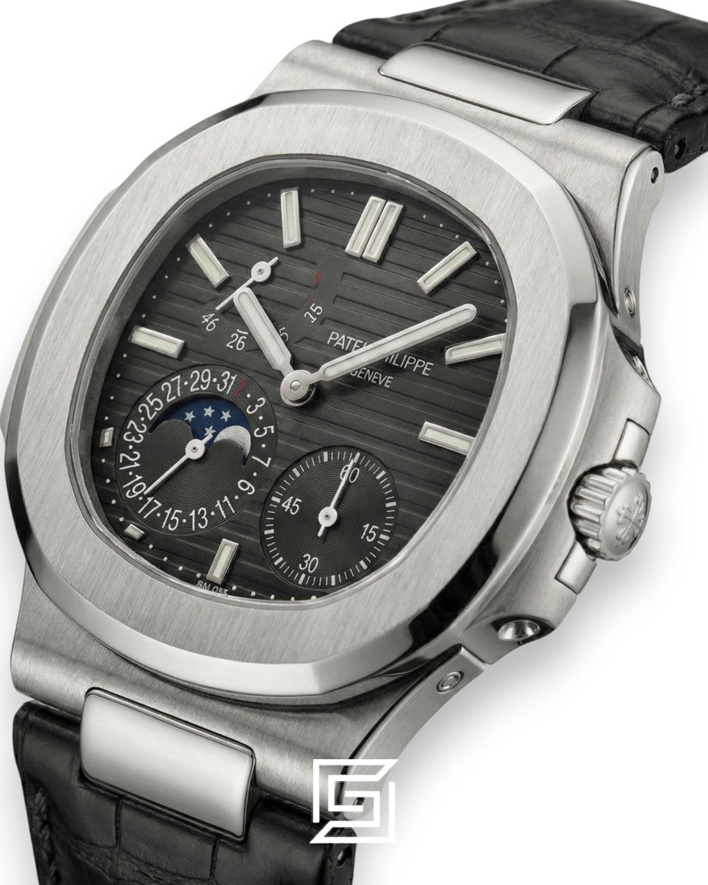Patek Philippe Grand Complication – Black Dial – Black Leather Strap – Japanese Automatic