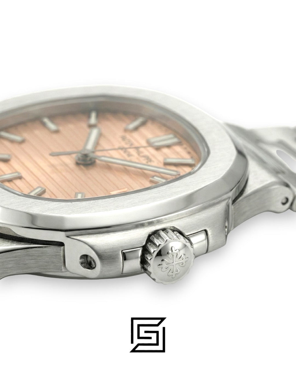 Patek Philippe Nautilus Japanese Automatic – Stainless Steel Bracelet – Salmon Dial
