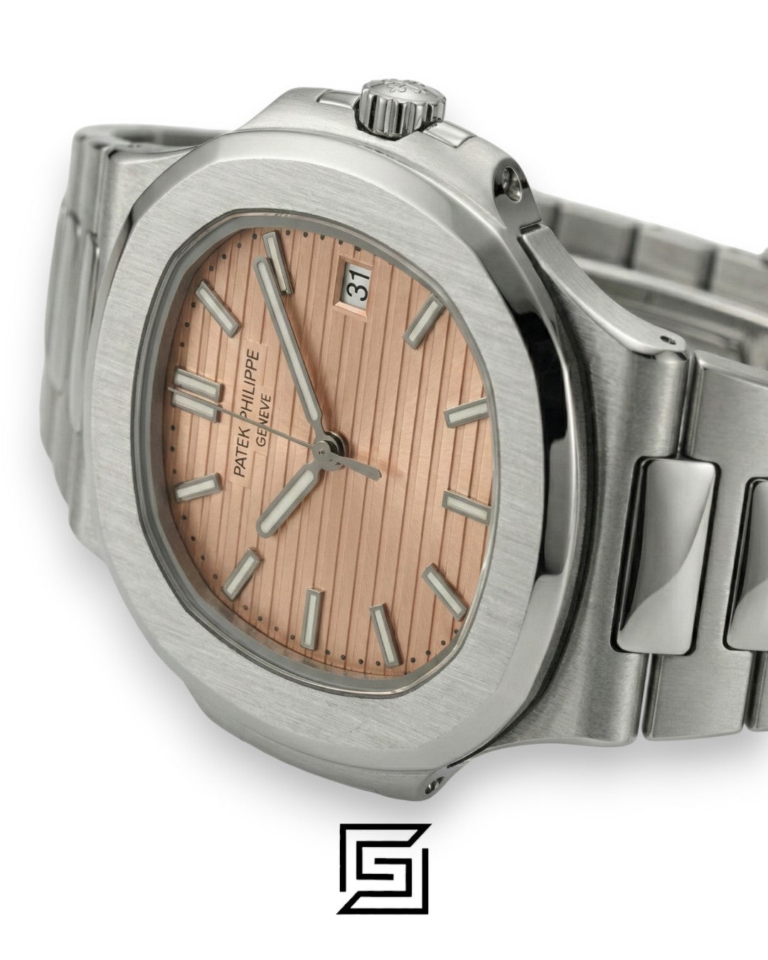 Patek Philippe Nautilus Japanese Automatic – Stainless Steel Bracelet – Salmon Dial