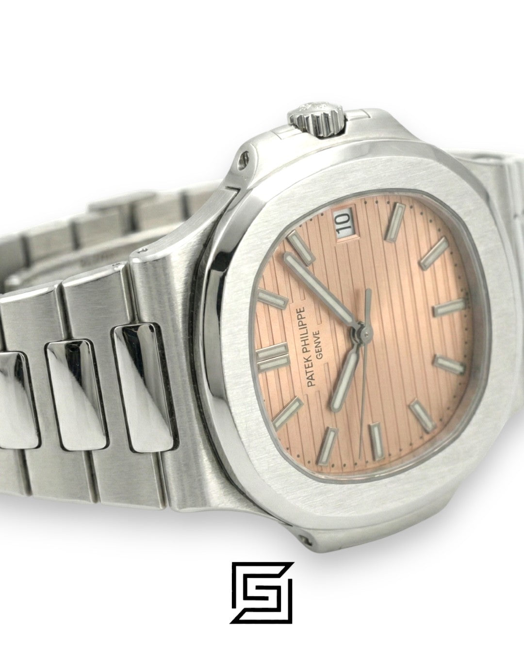 Patek Philippe Nautilus Japanese Automatic – Stainless Steel Bracelet – Salmon Dial
