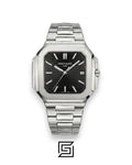 Patek Philippe Cubitus – Japanese Automatic – Black Dial – Stainless Steel Bracelet