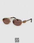 Miu Miu MU54ZS Brown Lenses and Gold Frame