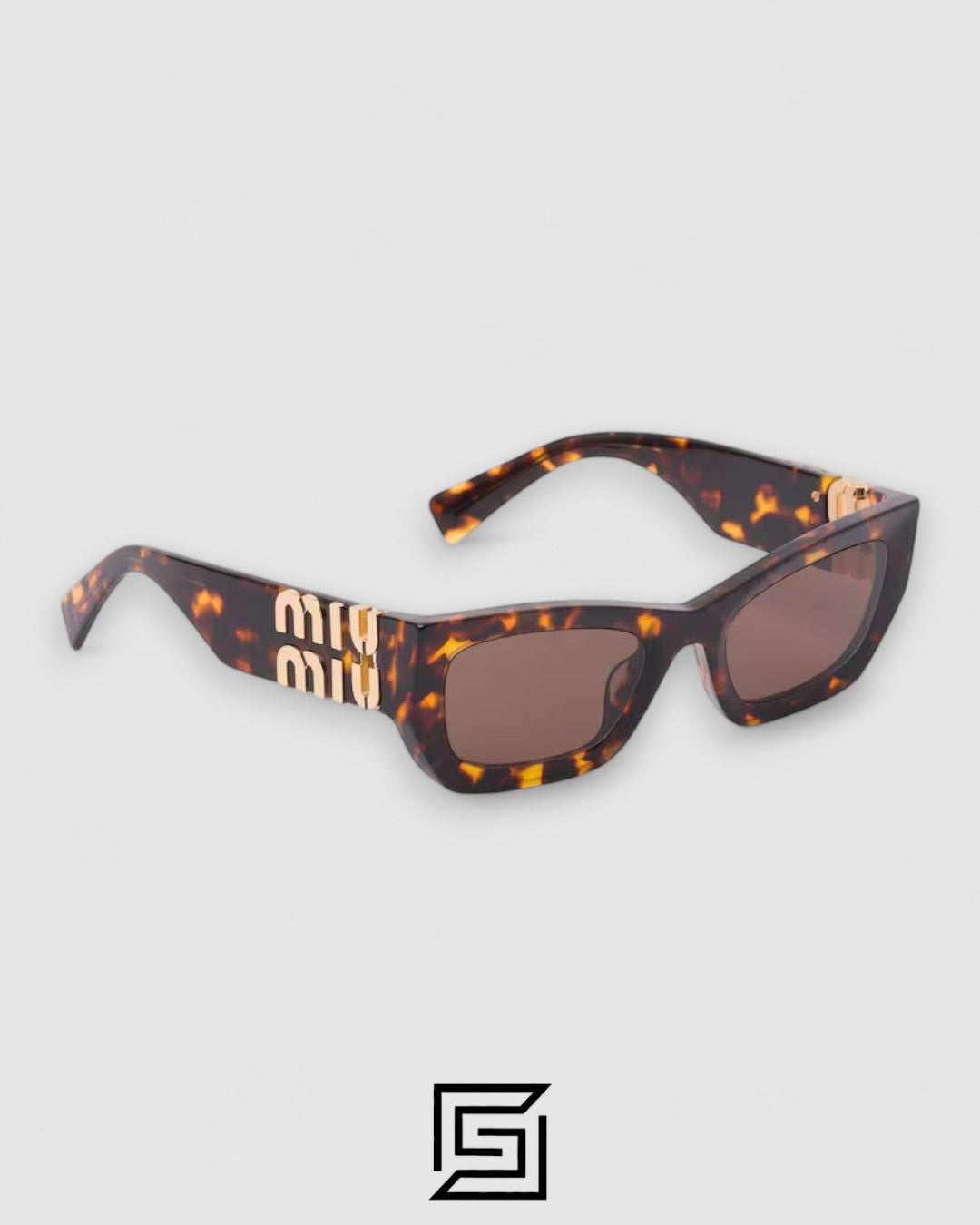 Miu Miu SMU09WS Brown Lenses and Tiger Brown Frame
