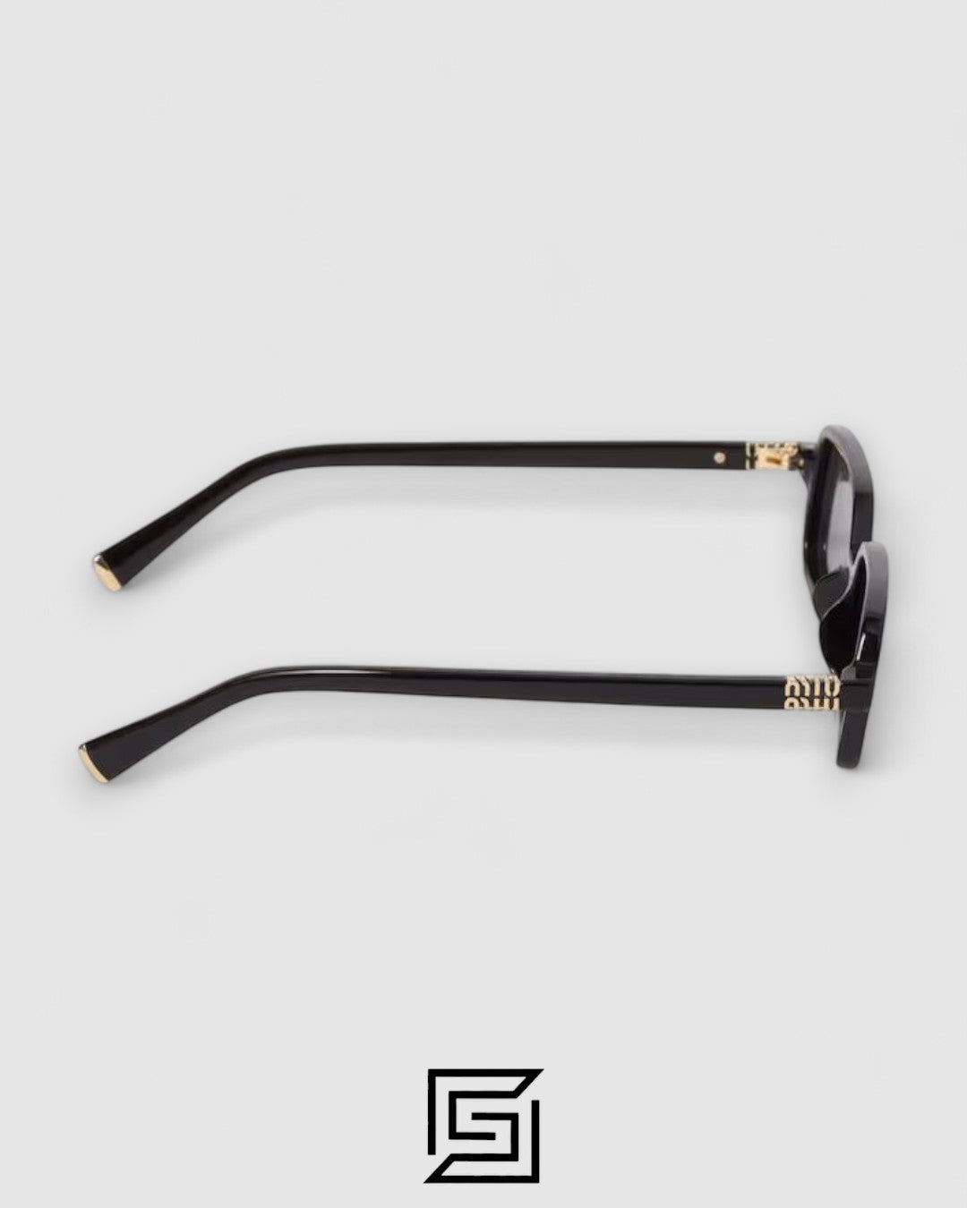 Miu Miu SMU11Z Black Lenses and Black Frame