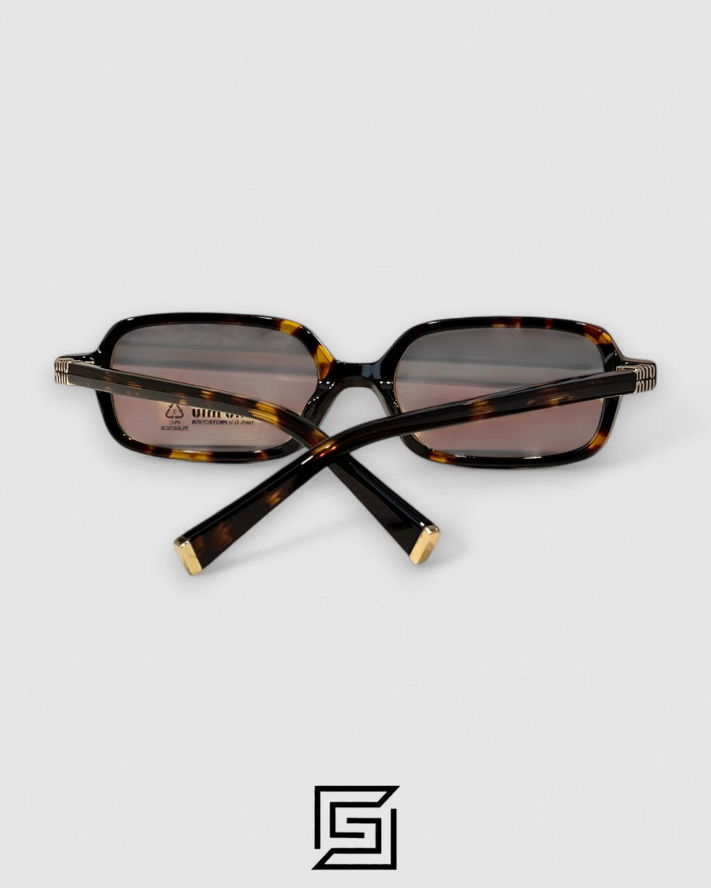 Miu Miu SMU11Z Red Lenses and Tiger Brown Frame